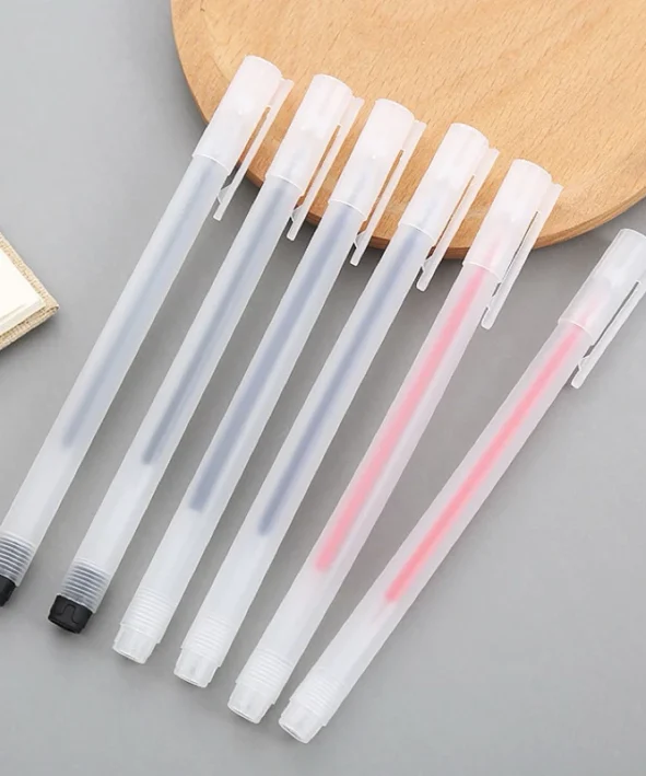 Bút mực nước-bút bi văn phòng ngòi viết 0.5mm đều nét chữ đủ màu NAMSHOP